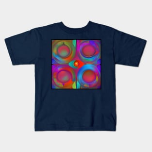 Colorful circles and shapes Kids T-Shirt